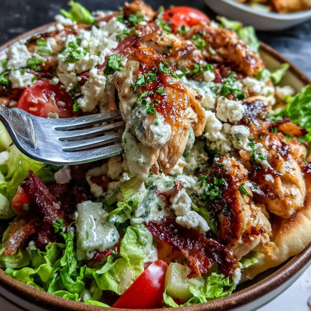 Greek Chicken Pita Bowl