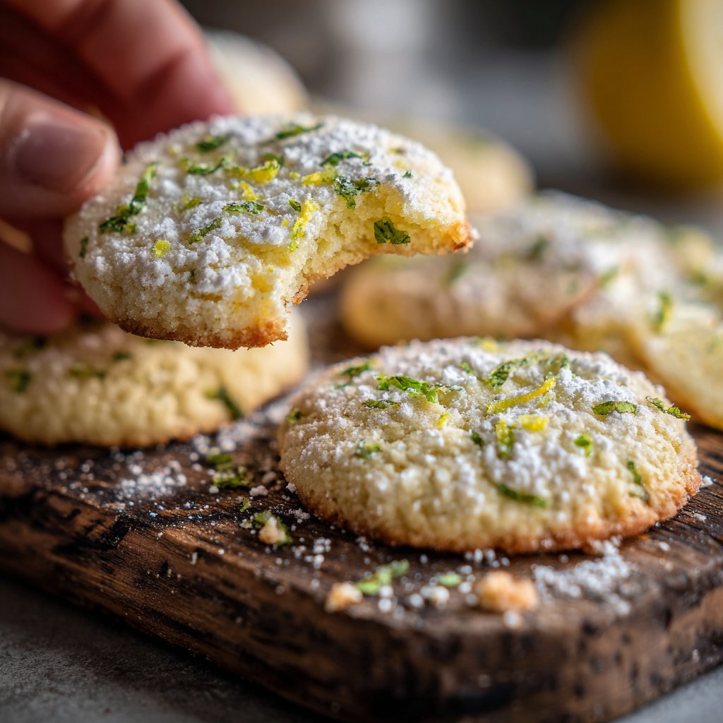 Mint and Lemon Sugar Cookies