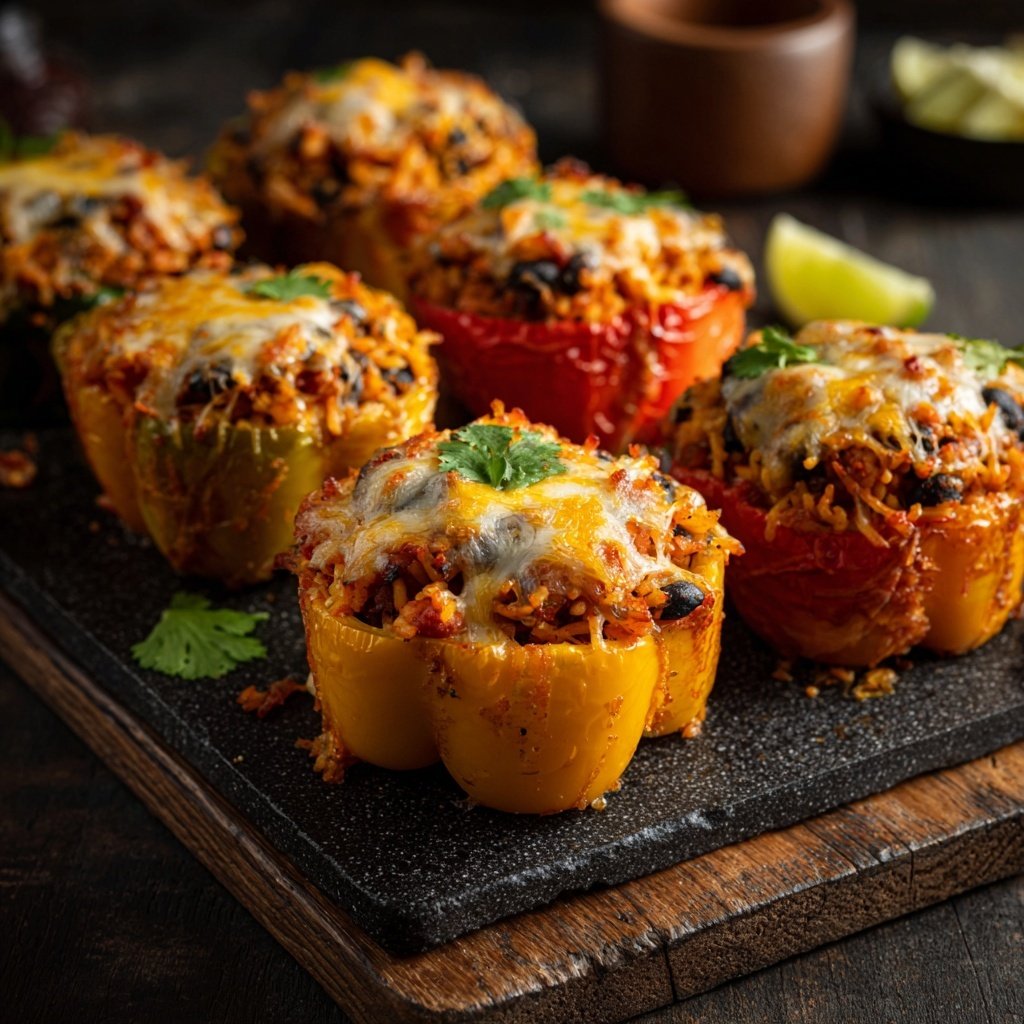 Stuffed Bell Pepper Cups
